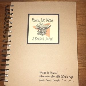 Reader’s Journal Craft spiral bound Hard Cover.